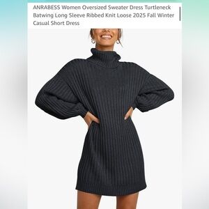 Women’s Sweater Dress - Black